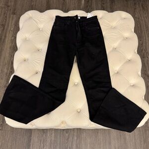 Bershka Black Flare Denim